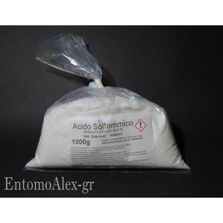 ACIDO SOLFAMMICO BUSTA 1 Kg puro 99,5 % pulitore disincrostante pellicole fotografia