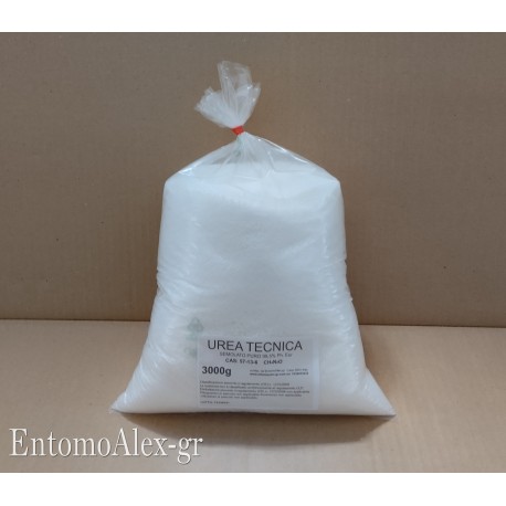 UREA TECNICA 3 Kg BUSTA 99,5% titolo min 46% azoto x acqua regia fertilizzante