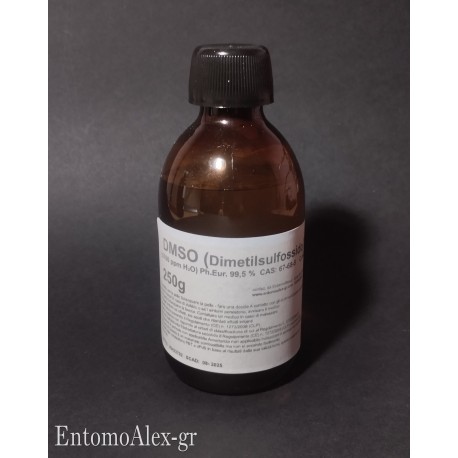 DMSO (Dimetilsolfossido) Ph Eur 99,5 % 250g Solvente restauro rimozione vernici