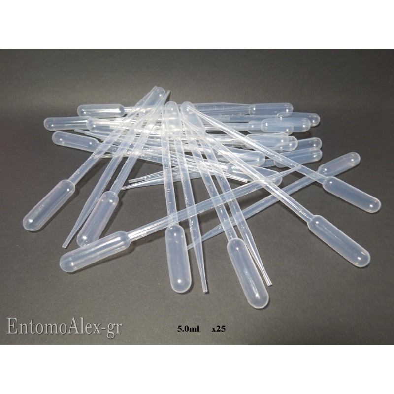 Pipette en Plastique à dosage gradué goutte à goutte Pasteur (5ml) -  Accessoires de Préparation - TERNATUR